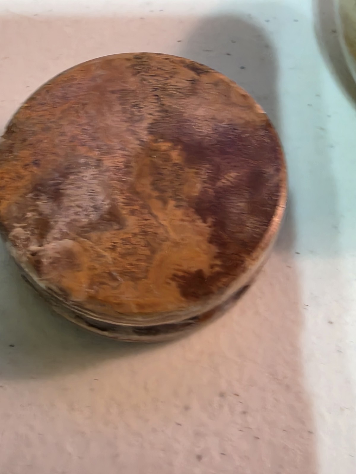 Alabaster Marble Granite Polish Egg Subtle Tan Color Natural Agate And Stand 3.5