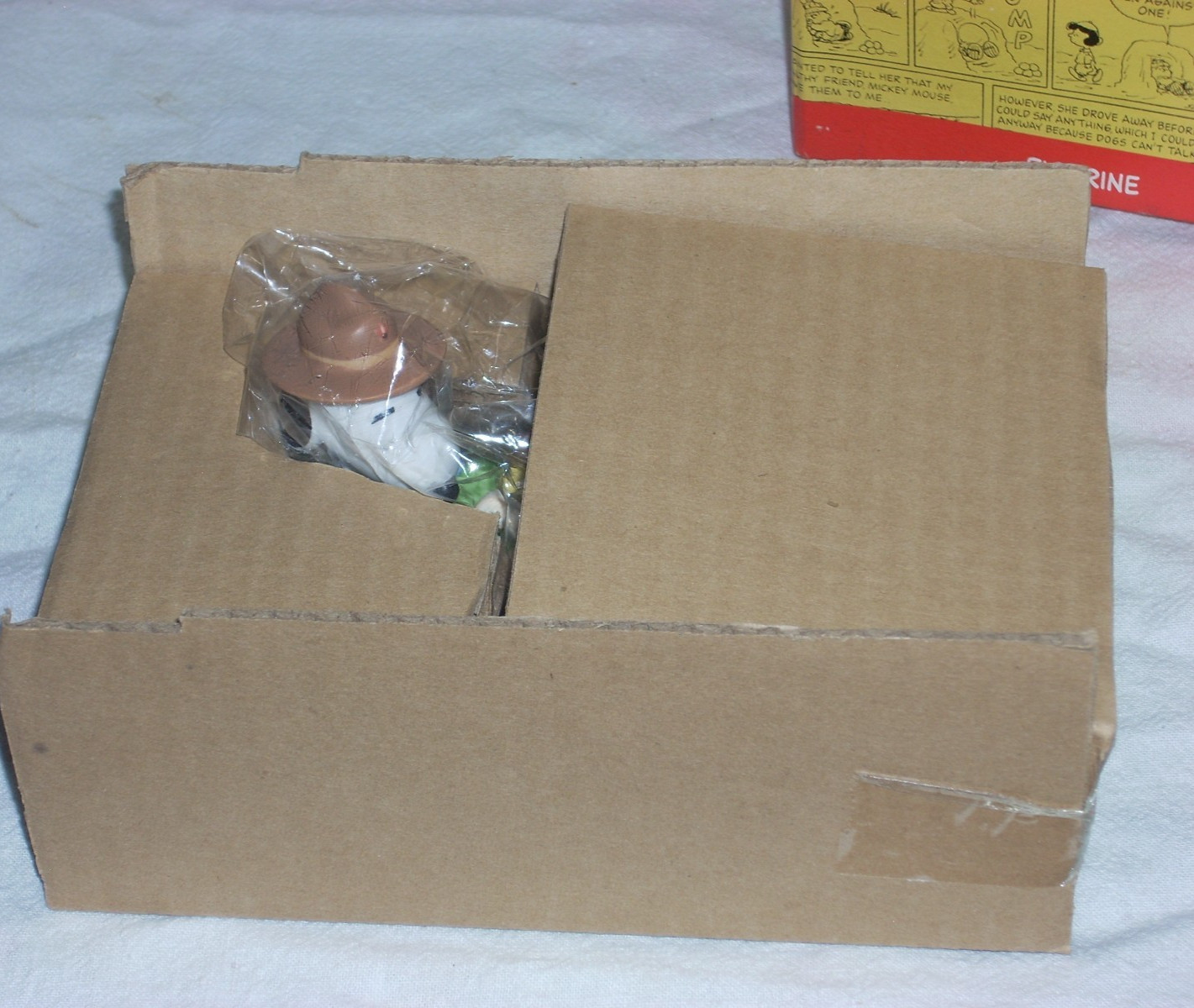 New In Box 2000 Hallmark Peanuts Gallery Campfire Friends Figurine Limited Ed