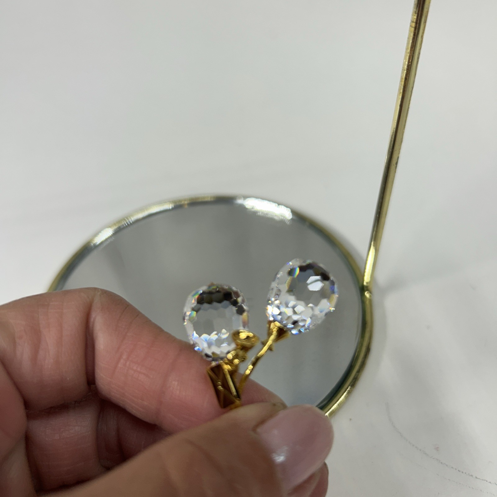 Swarovski Crystal Memories Gold Balloons Figurine 191604 READ