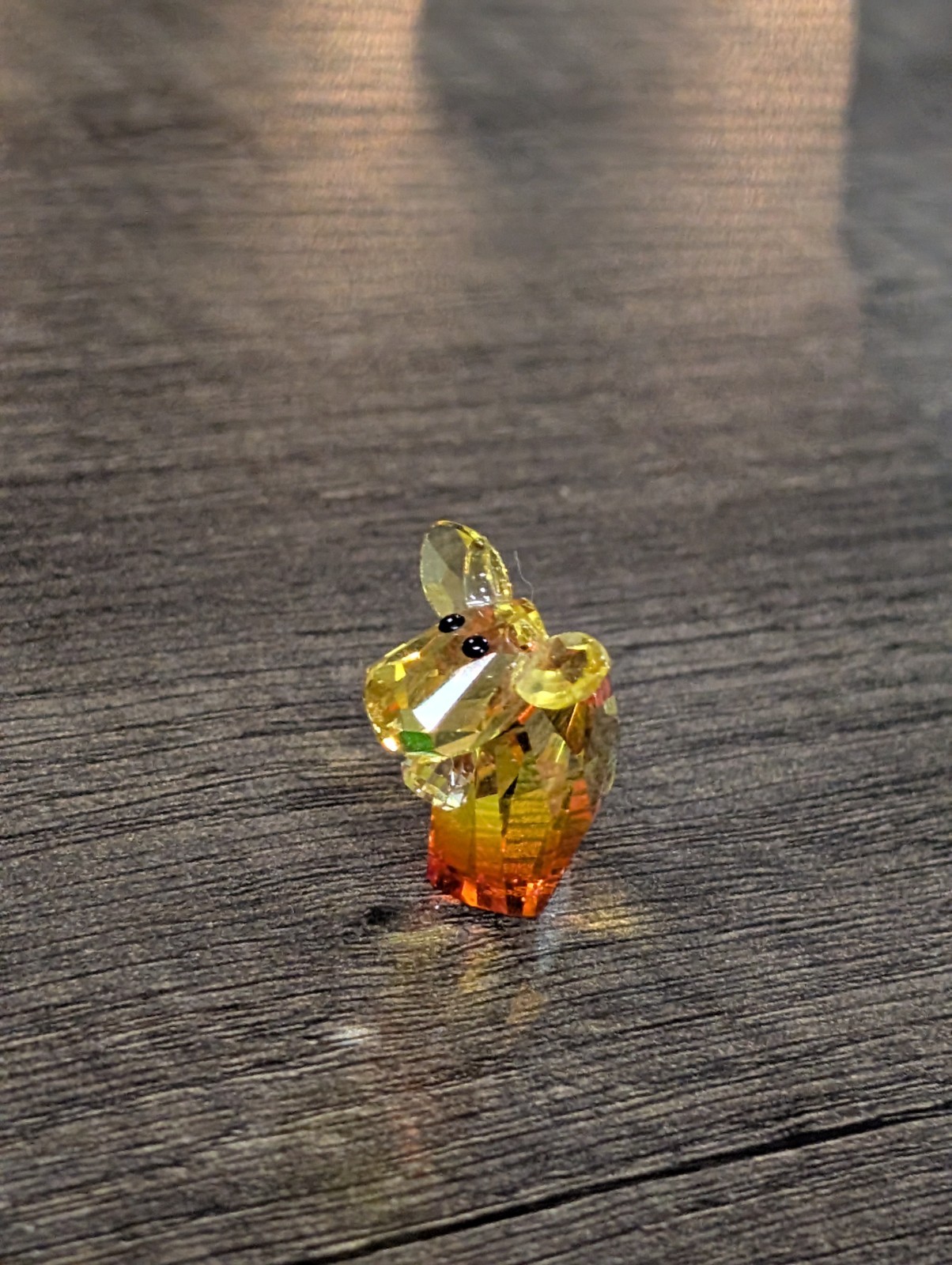 MINI MO, COW, VIBRANT YELLOW, LIMITED EDITION, SWAROVSKI Missing Horn