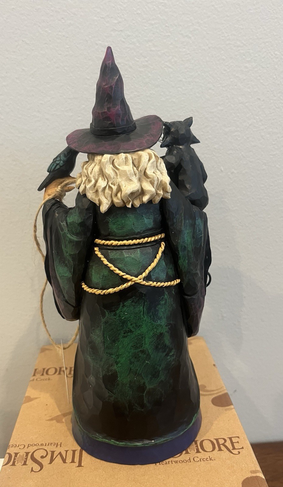 Jim Shore Witchful Thinking Witch Cat Crow 2013 Halloween Figurine 4034433 Rare