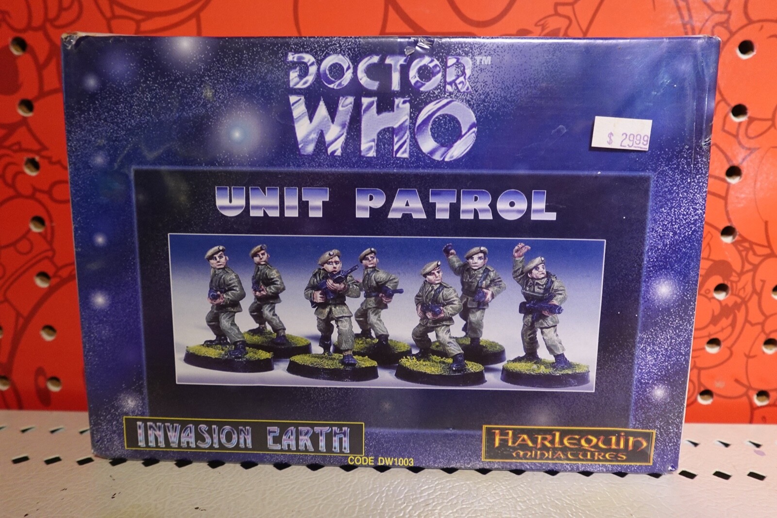 1996 Doctor Who Unit Patrol Box Set Harlequin Miniatures Invasion Earth DW1003