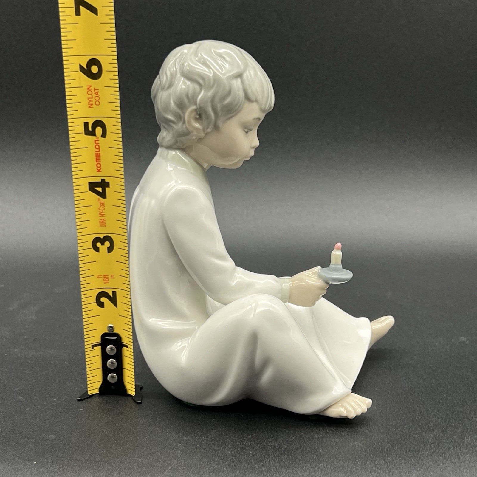 Vintage Zaphir By Lladro Boy With Candle 6.25” Made In Spain