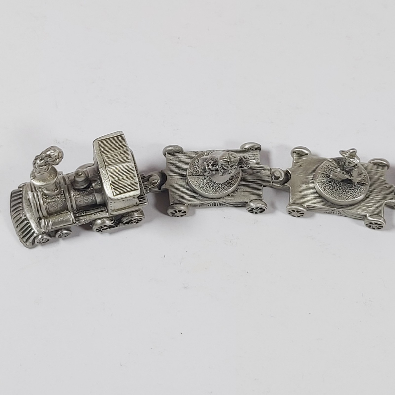 Wizard Of Oz Miniature 6 Piece Pewter Train Set L. Frank Baum Family Trust