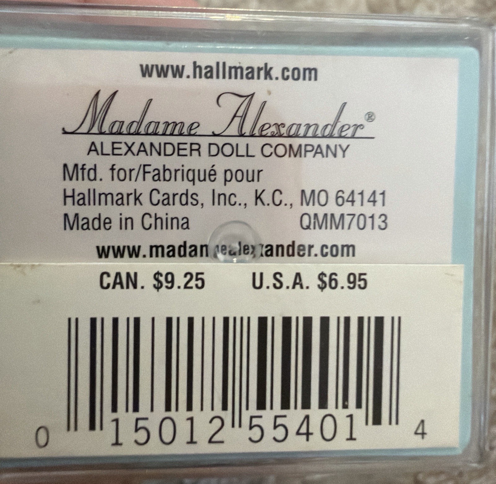 Lot If (3) Madame Alexander Hallmark Mini Figurines QMM7010,QMM7021,QMM7013 Xmas