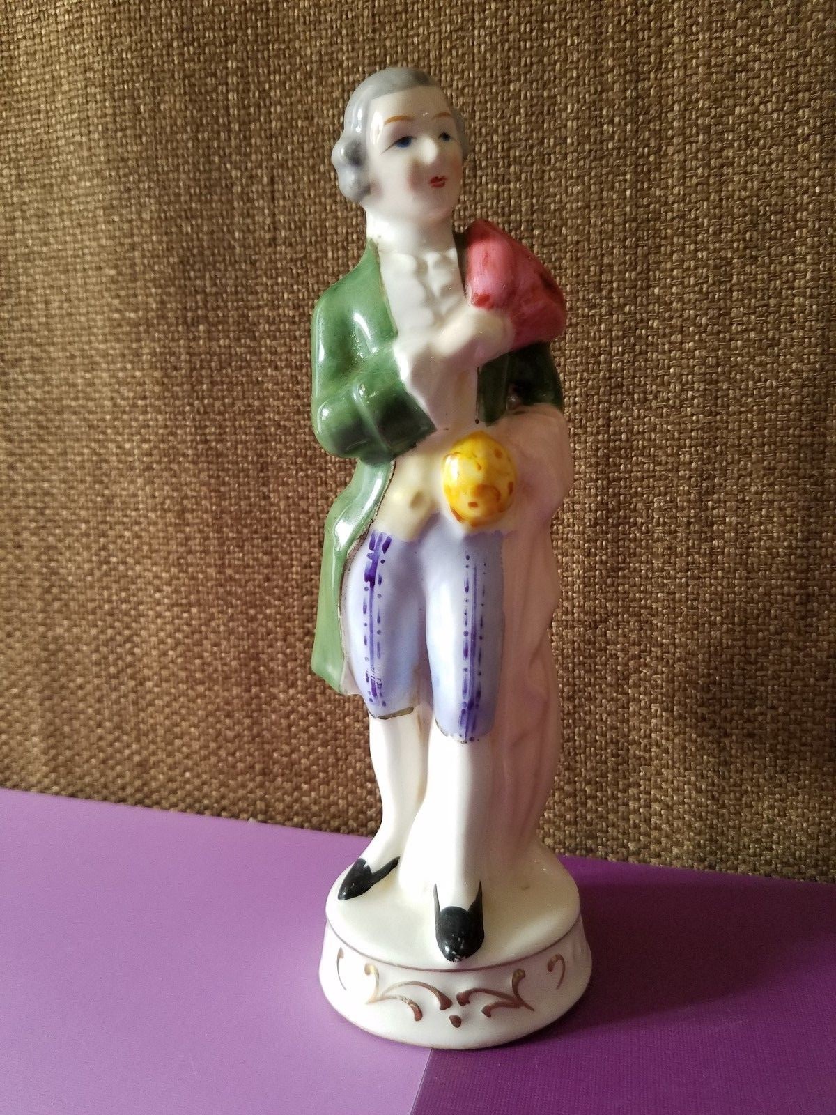 VINTAGE OCCUPIED JAPAN PORCELAIN VICTORIAN GENTLEMAN MORIYAMA FIGURINE