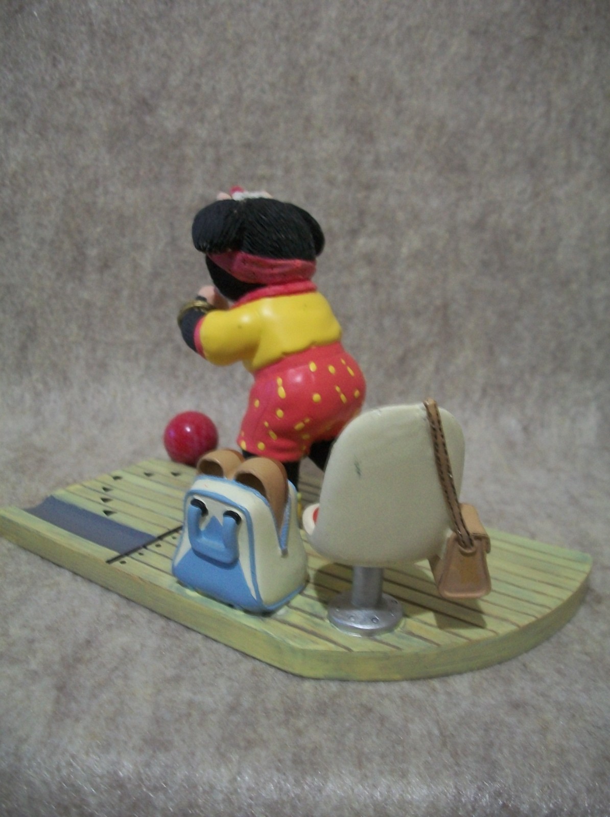 Oh No, Gutter Ball – Bowling – Mary Moo Moo Cow Figurine