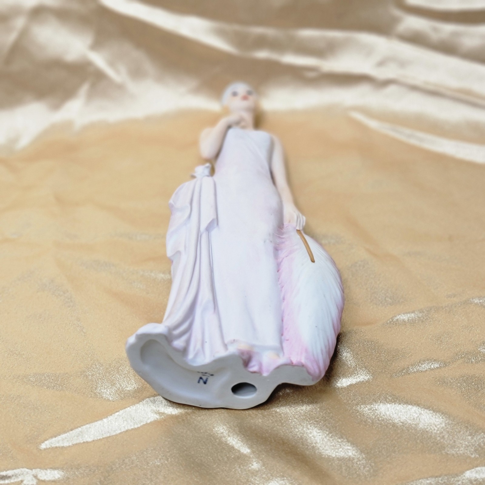Vintage Liberty Figurine – Bisque Porcelain Lady – 1900s Era