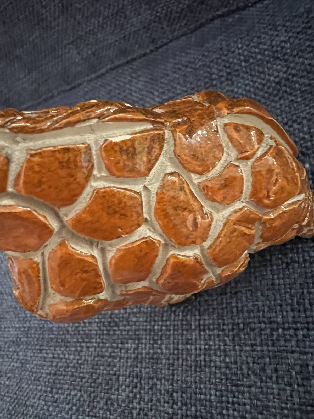 Vintage Famous Brand of handmade Artesania Rinconada Uruguay Pottery Giraffe #44