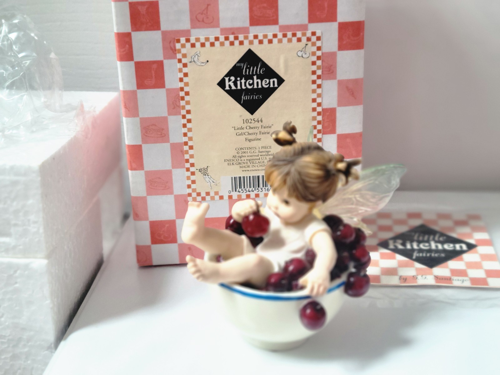 My Little Kitchen Fairies Little Cherry Fairie Figurine NIB with box NWT