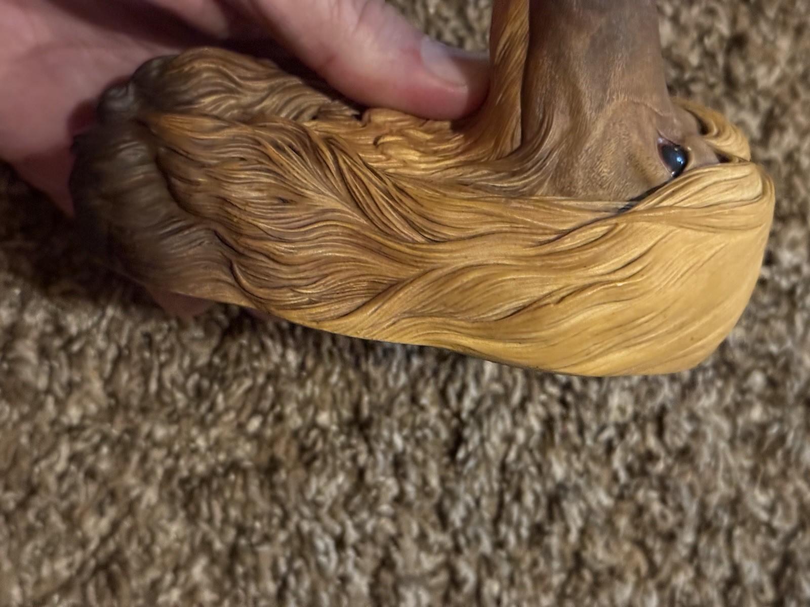 Bosson chalkware heads Afghan Hound – England