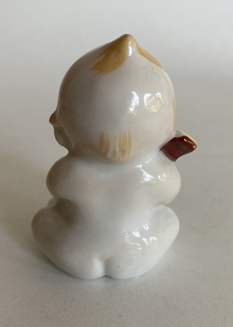 5pcs Vtg Kewpie Musician Figurines Japan Tuba-Violin-Cello-Drum-Mandolin