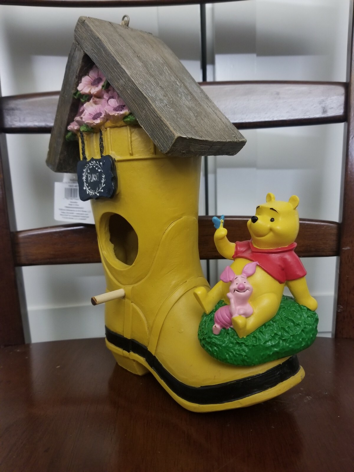 Disney inspired Winnie the Pooh & Piglet Bird house Birdhouse pooh bear boot
