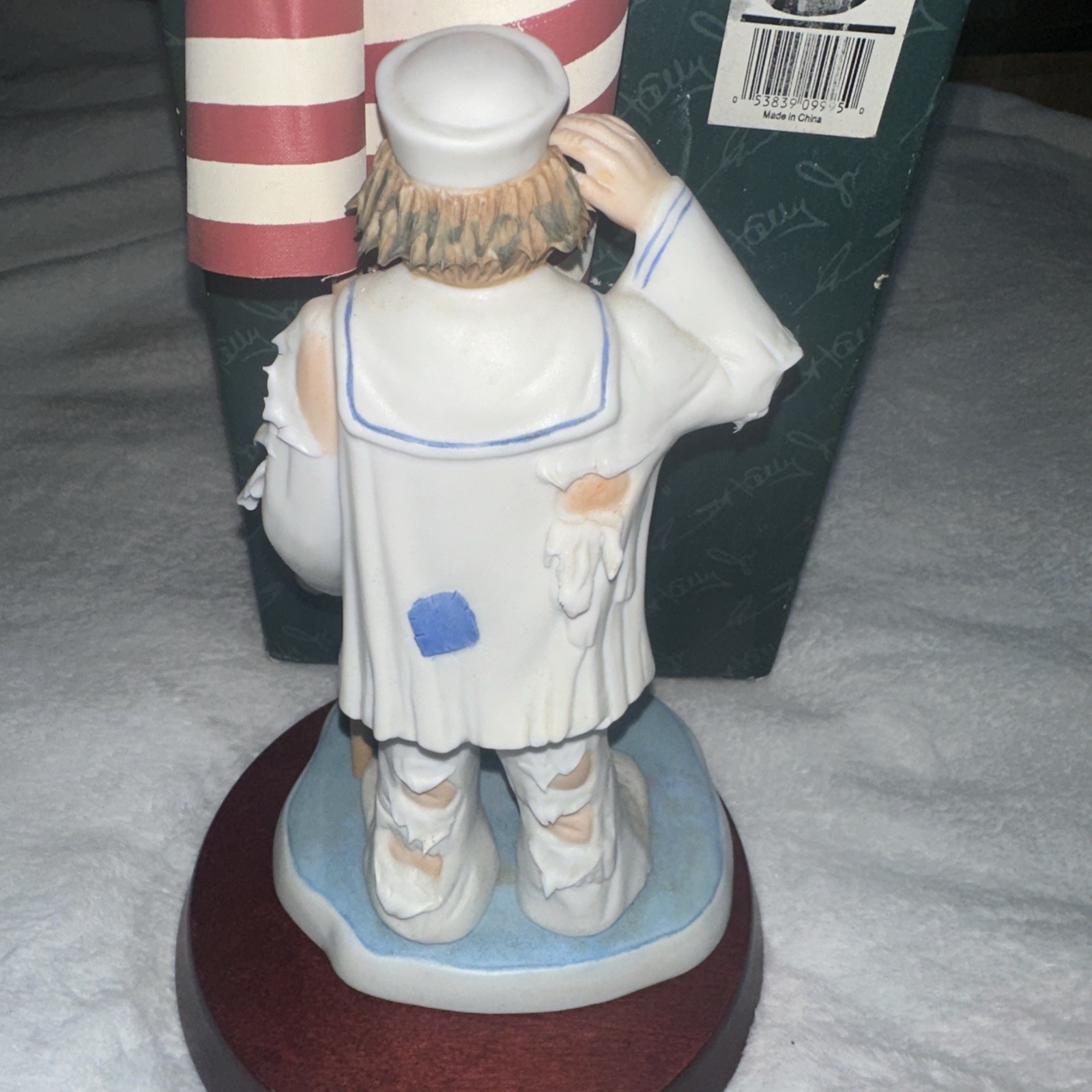 Emmett Kelly Jr Seaman 1st Class WWII 50th Anniversary Figurine 9995 w/ Box