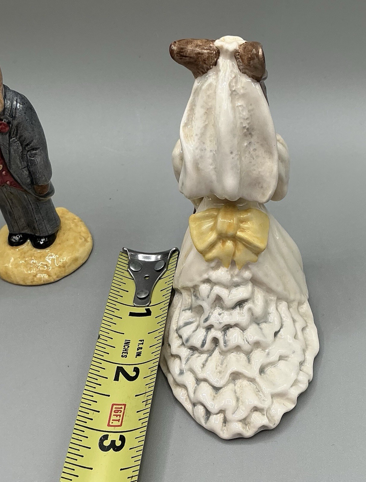 Vintage Royal Doulton Bunnykins Bride & Groom 1990 Cake Topper/Figurine