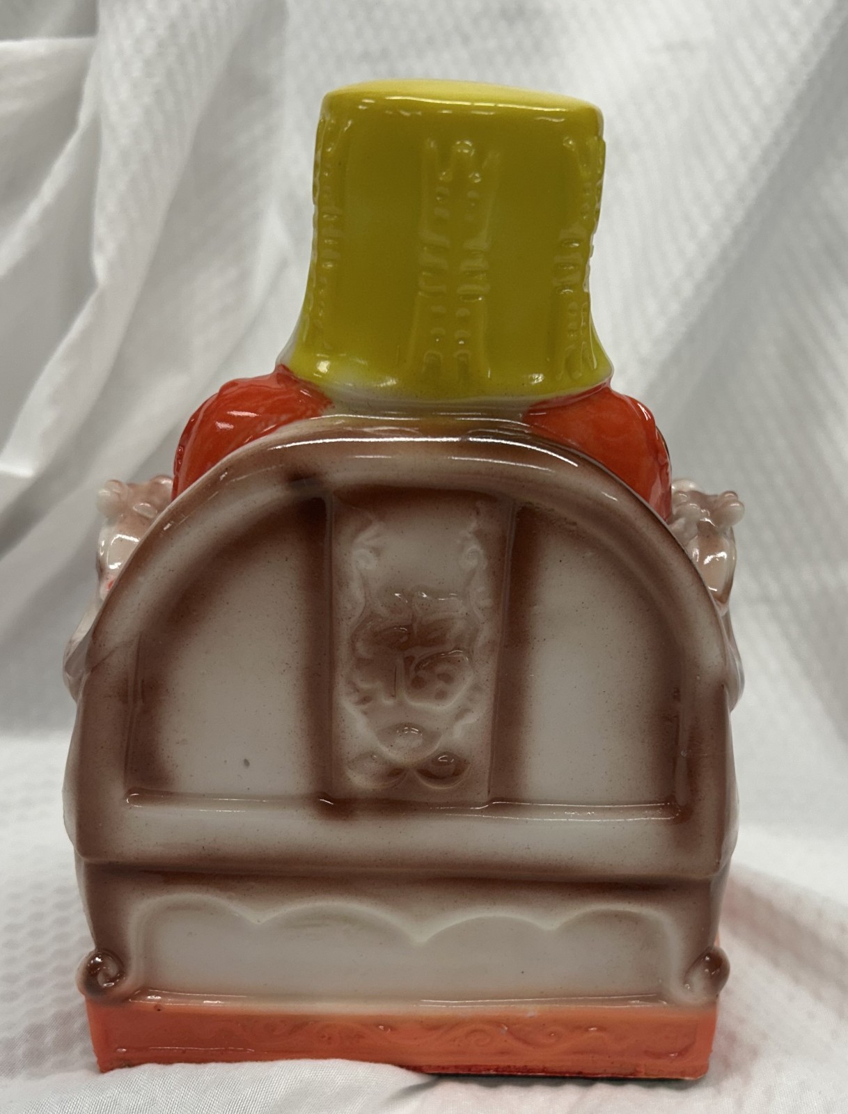 Vintage Ceramic Figurine Chinese Deity God of Wealth Figurine Statue