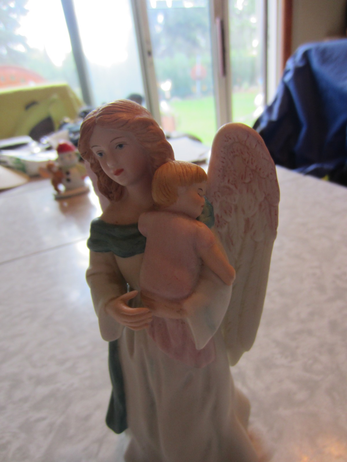 NWT Homco porcelain #1434 Medium size angel mother holding baby HOMCO