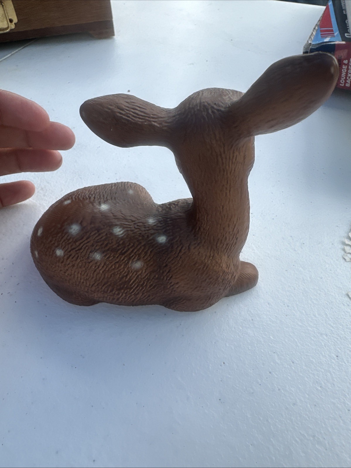 Vintage 5” Deer Fawn Harvey Knox Kingdom House Figurine Japan Collectible