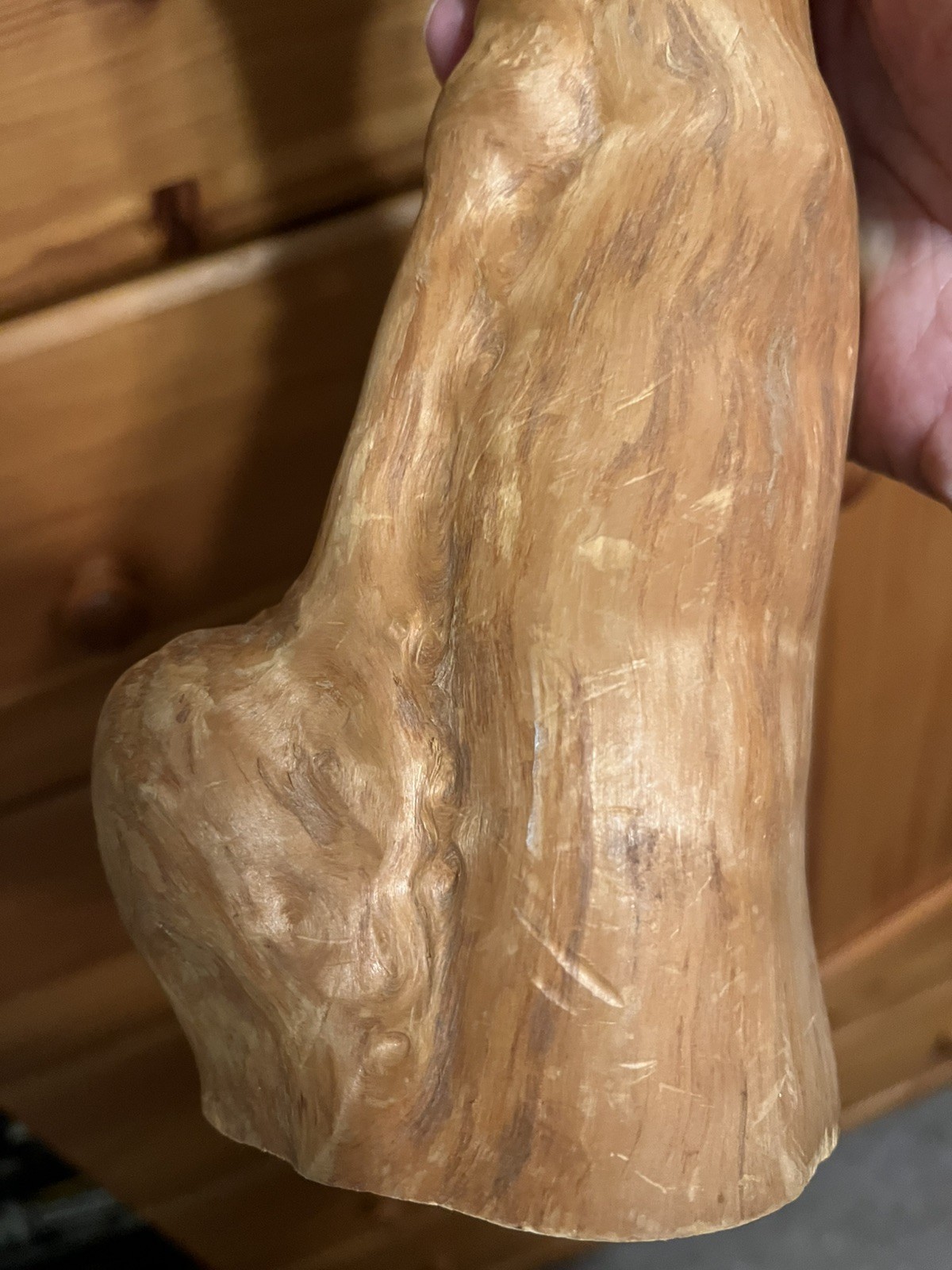 Vintage Natural Cypress Knee Wood Sculptures Set of 3 – Rustic Folk Art Decor