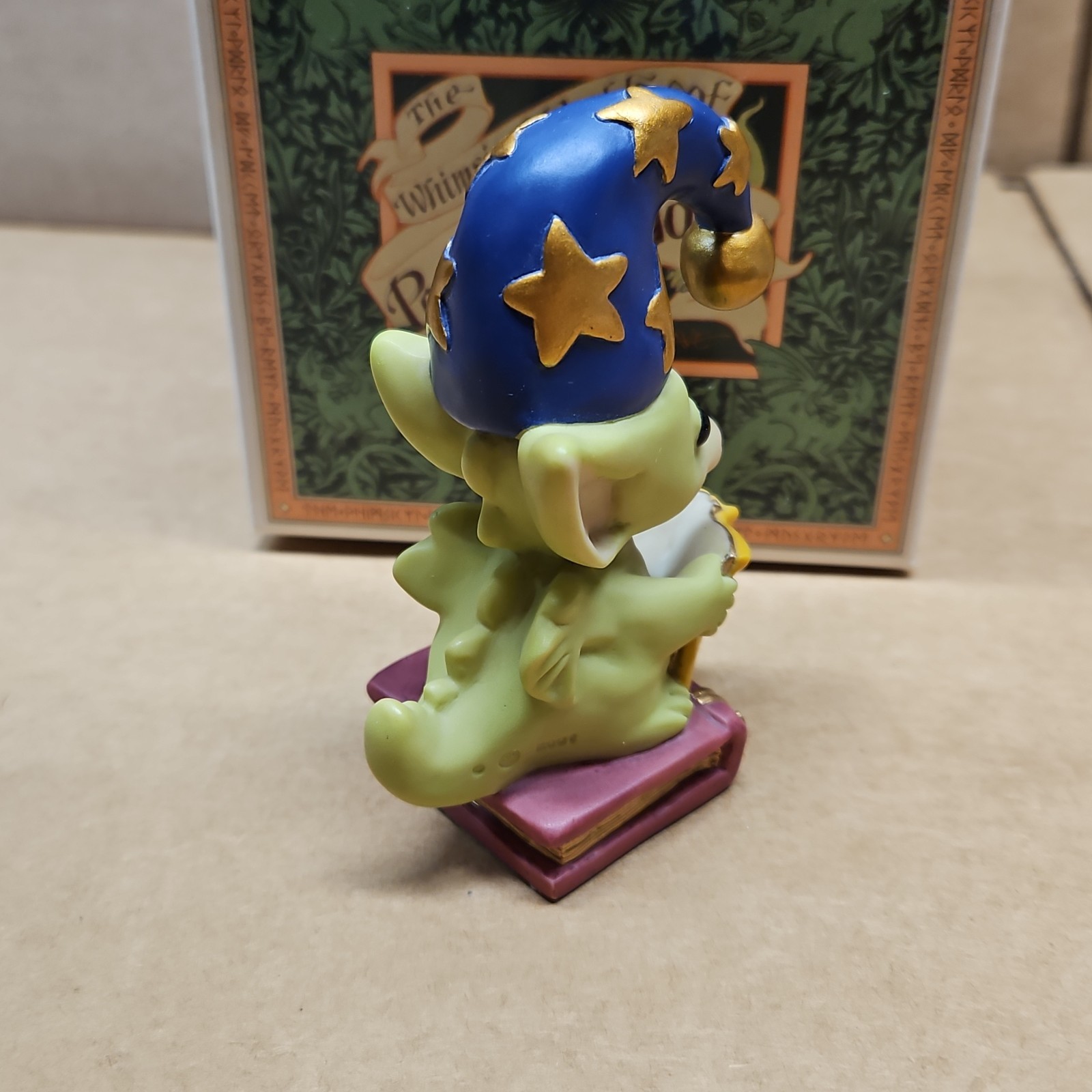 Pocket Dragons Magic Reading Hat Dragon Figurine Box Whimsical Real Musgrave