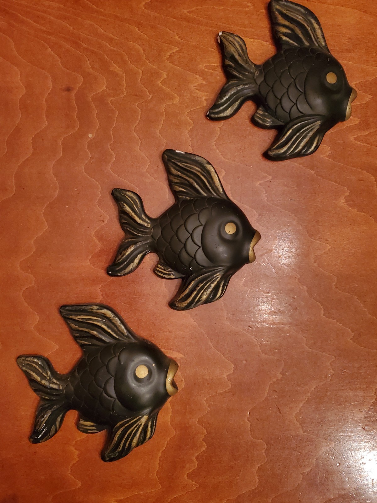 Vintage, Retro, MCM, Miller Studio, Wall Plaque, Chalkware, Fish