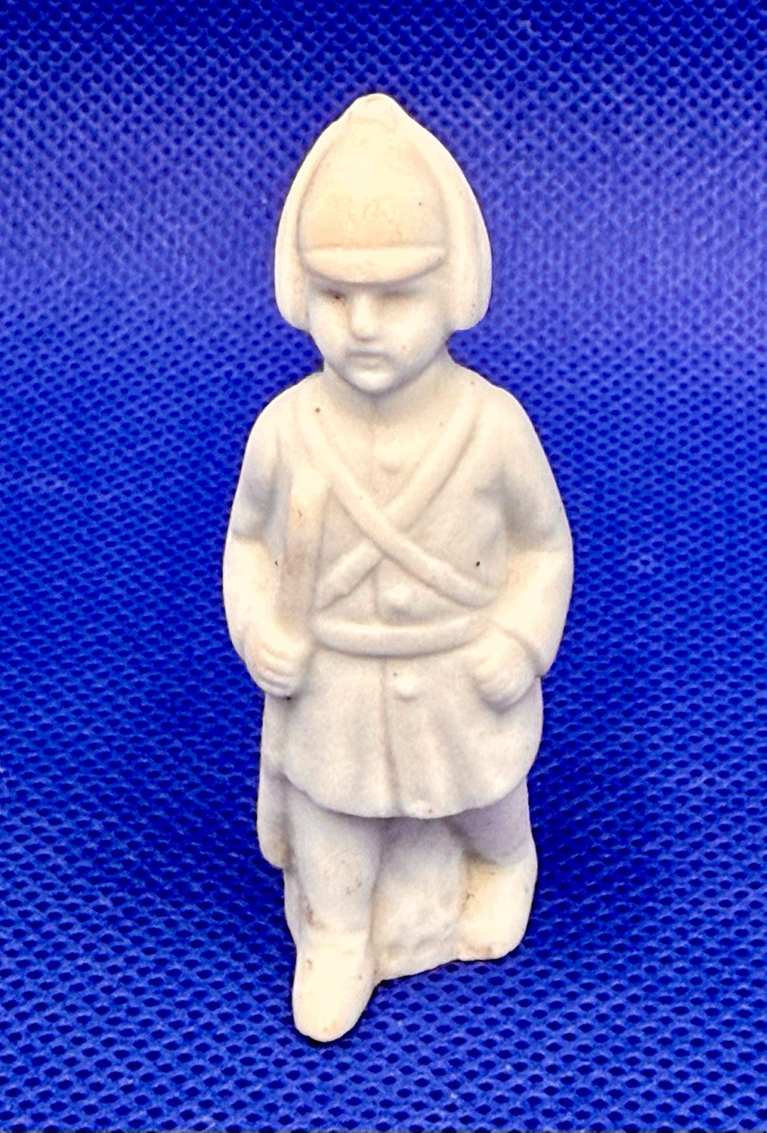 Vintage Miniature Ceramic Soldier Figurine Made in Japan 2.5” RARE
