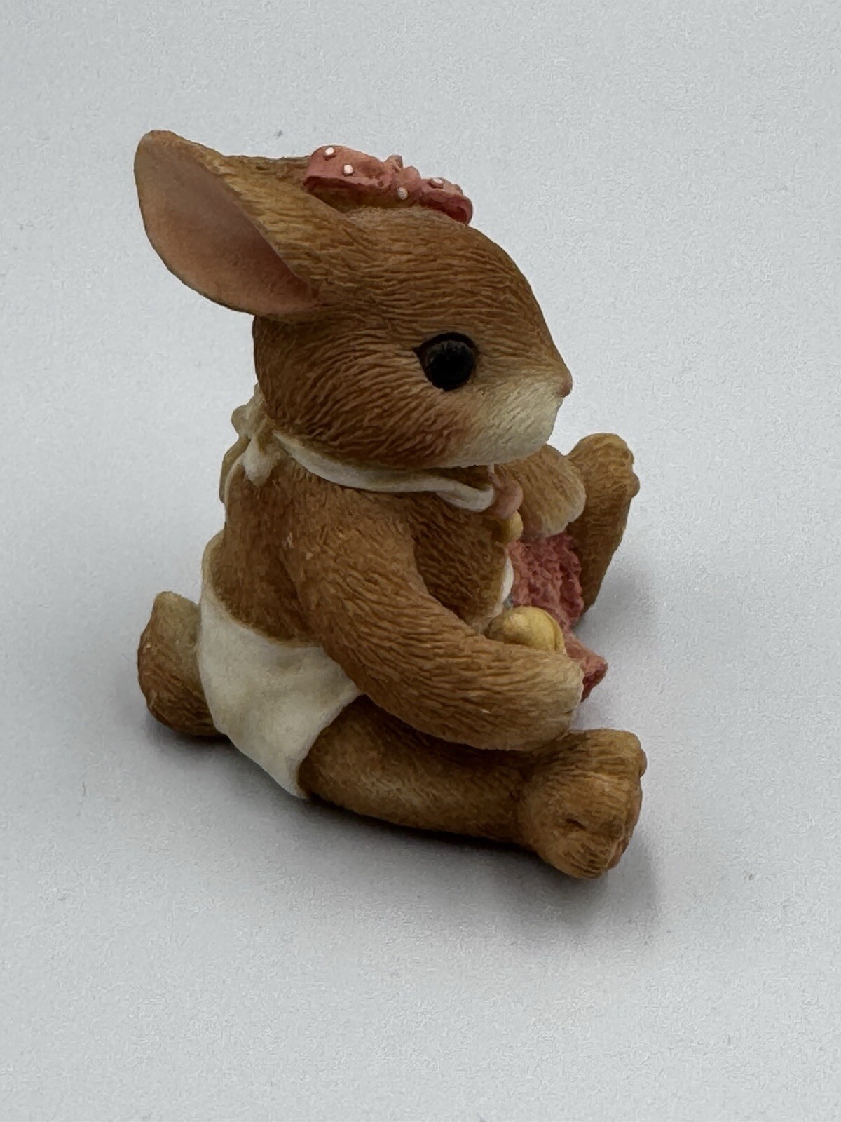 Enesco 1997 My Blushing Bunnies Priscilla Hillman Figurine “Blushing Baby Girl”