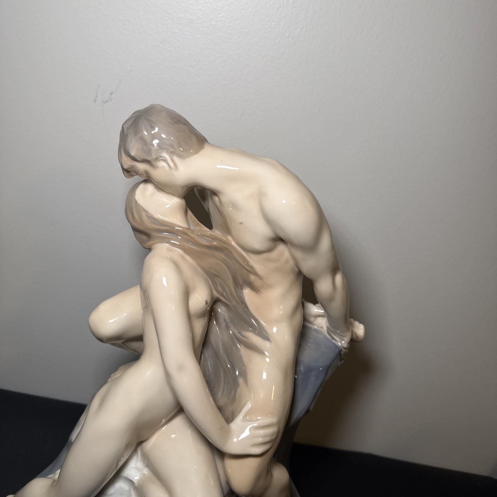 DEFECTIVE Beautiful Royal Copenhagen The Wave The Rock Porcelain Sculp G3D