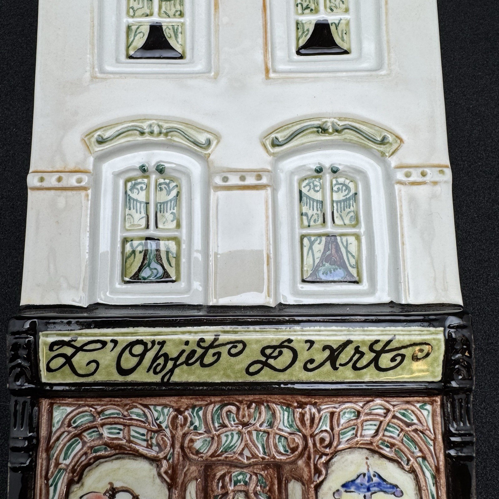 Rare Hazel Ceramics A Nation of Shopkeepers “L’Object D’ Art” 23/50 British Shop