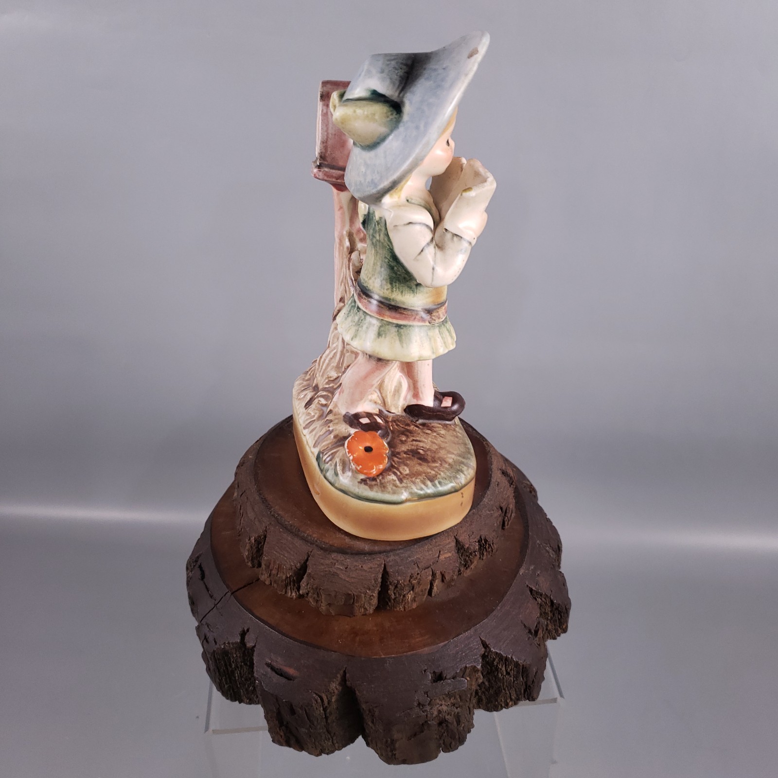 Vintage 1971 AMERICAN GREETINGS Holly Hobbie Good Morning MUSICAL FIGURINE WORKS