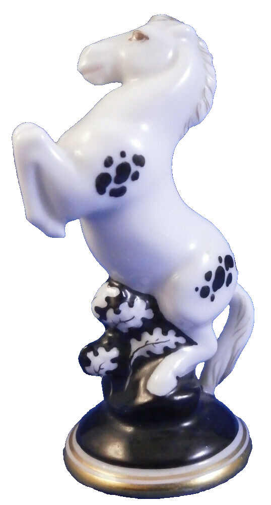 Augarten Wien Porcelain Horse Chess Piece Figurine Figure Porzellan Figur Vienna