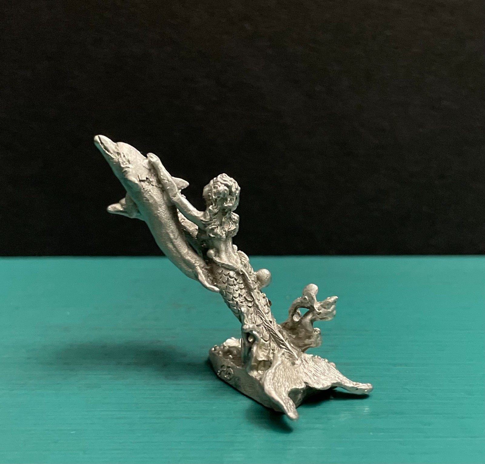 CCI Pewter Little Mermaid Ocean Sea Life Creature Maiden Decor Siren Figurine