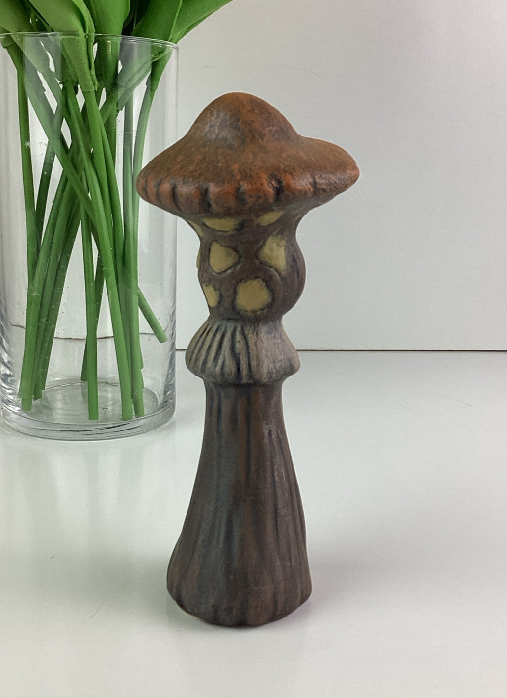 Hand Crafted Ceramic Anthropomorphic Mushroom 6.5″ Creative Treasures Florida