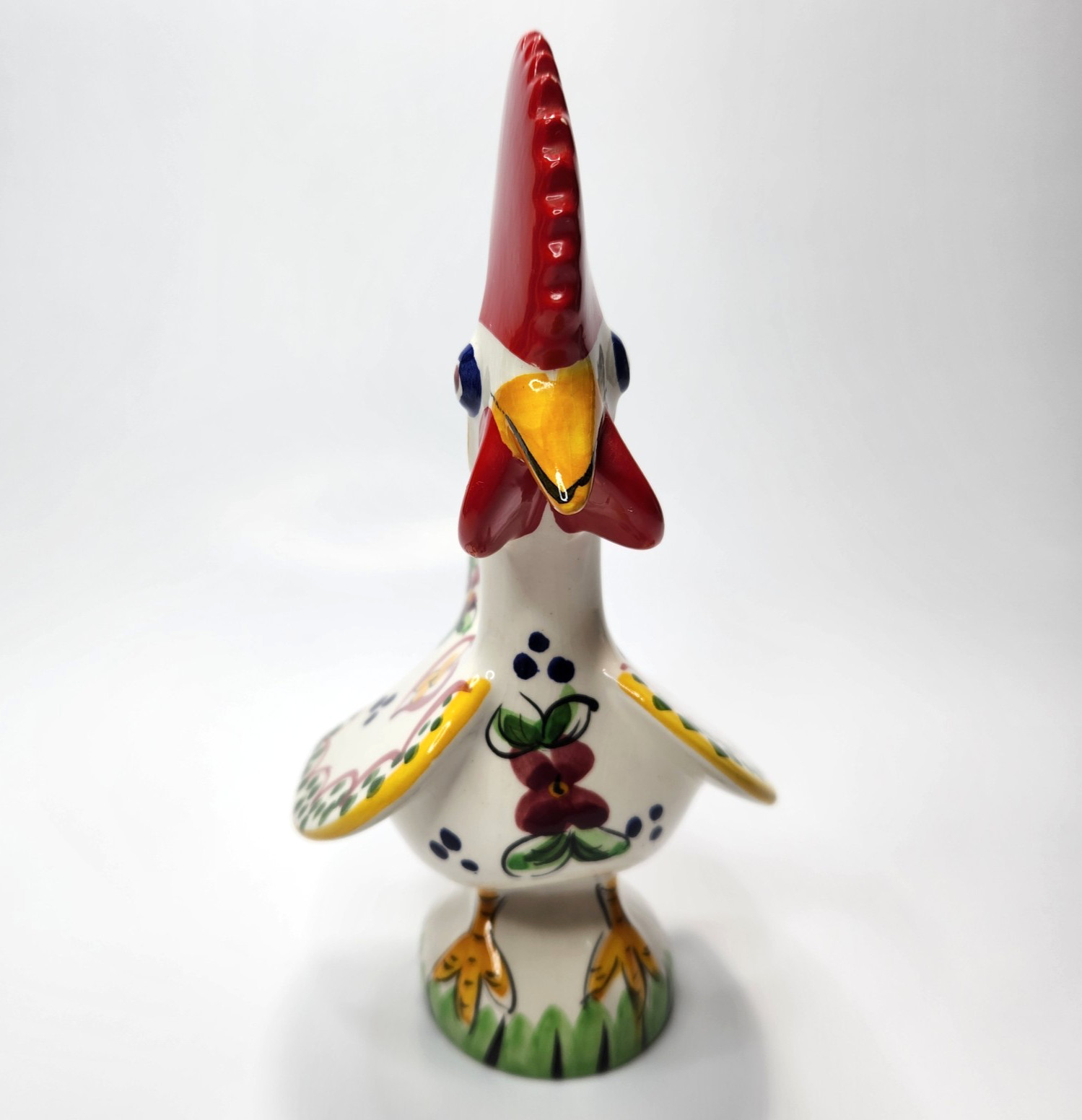 1979 Portugal Barcelos Folk Art Good Luck Ceramic Rooster (READ)