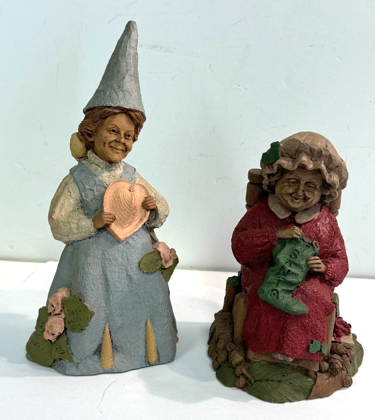 Vintage Tom Clark Dee-Lovely & Mrs Claus III 3 1987 & ’86 8″ H