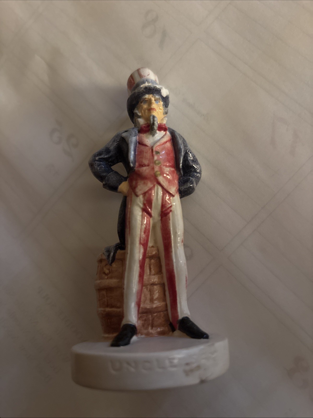 Happy 4th Of July. Sebastian Miniature Figurine – Uncle Sam. 3 Inch.