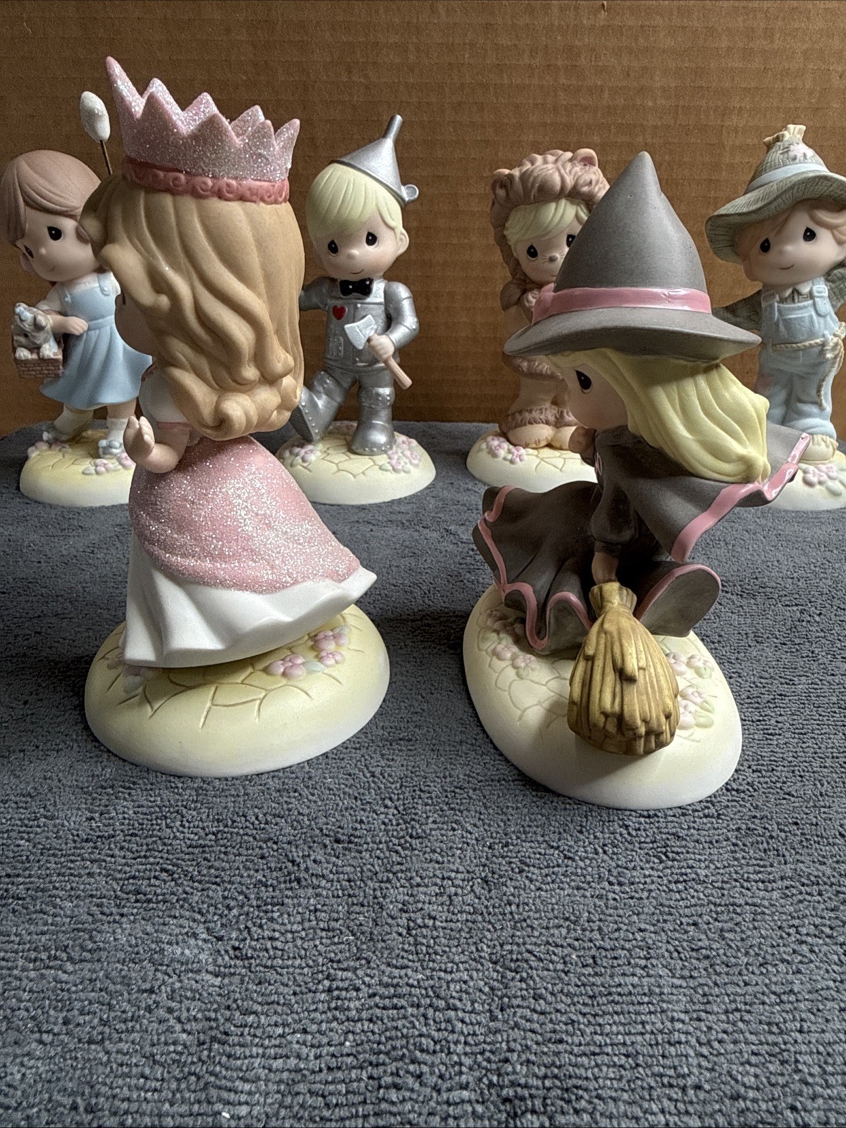 Precious Moments Wizard Of Oz Set Of 6 112022-25. 114033, 132013. SIGNED READ