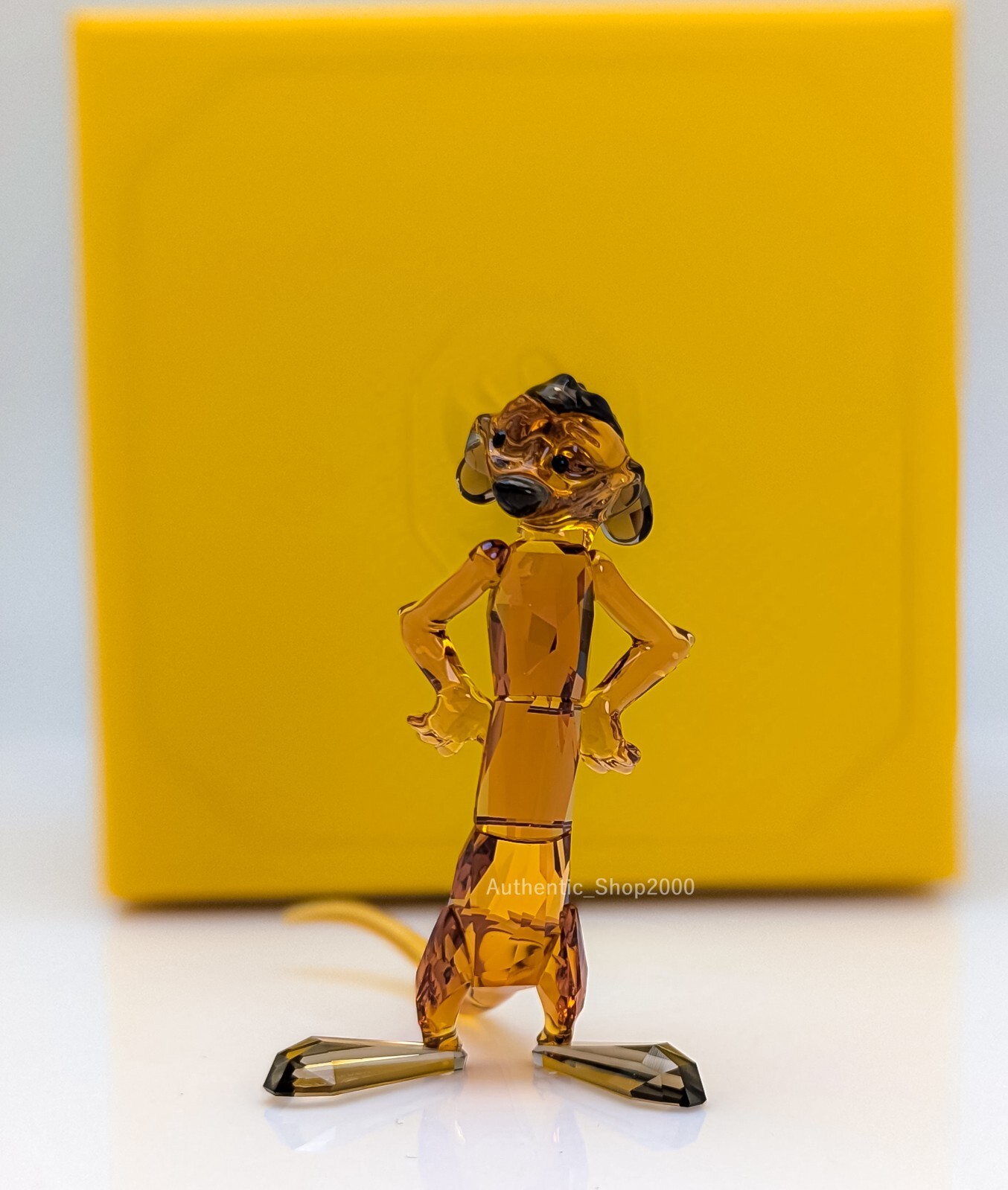 New 100% SWAROVSKI Crystal Disney The Lion King Timon Figurine Display 5680916