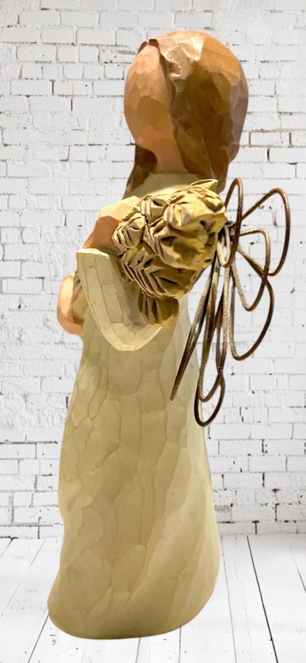 Willow Tree ANGEL OF AUTUMN Fall Wheat Sheaf Demdaco Susan Lordi 5” 2001
