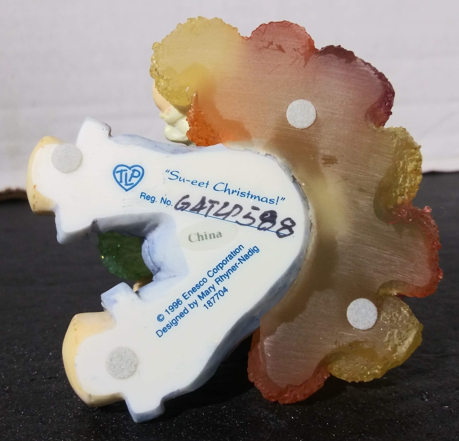 VTG This Little Piggy 1996 Enesco Mary Rhyner “Su-eet Christmas” Figurine