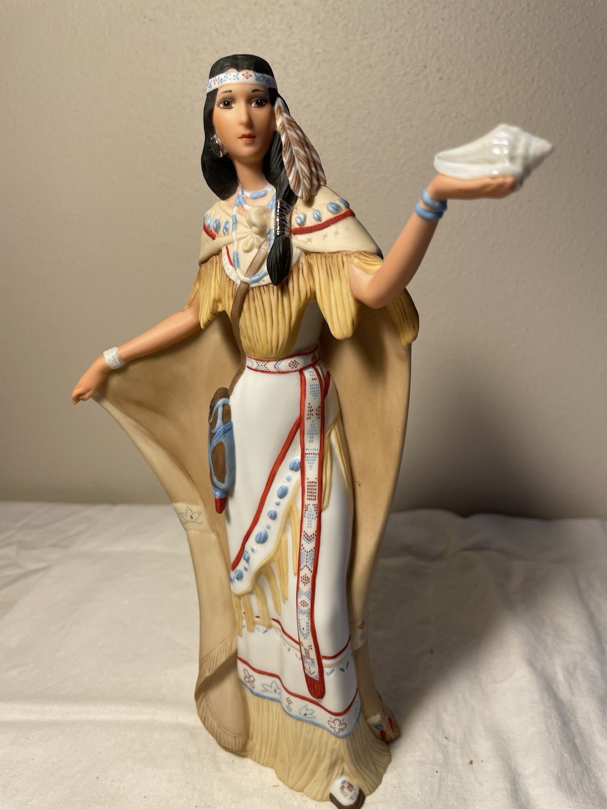 Vintage LENOX -“Pocahontas”Legendary Princess Porcelain 1992 LTD Edition, #2010