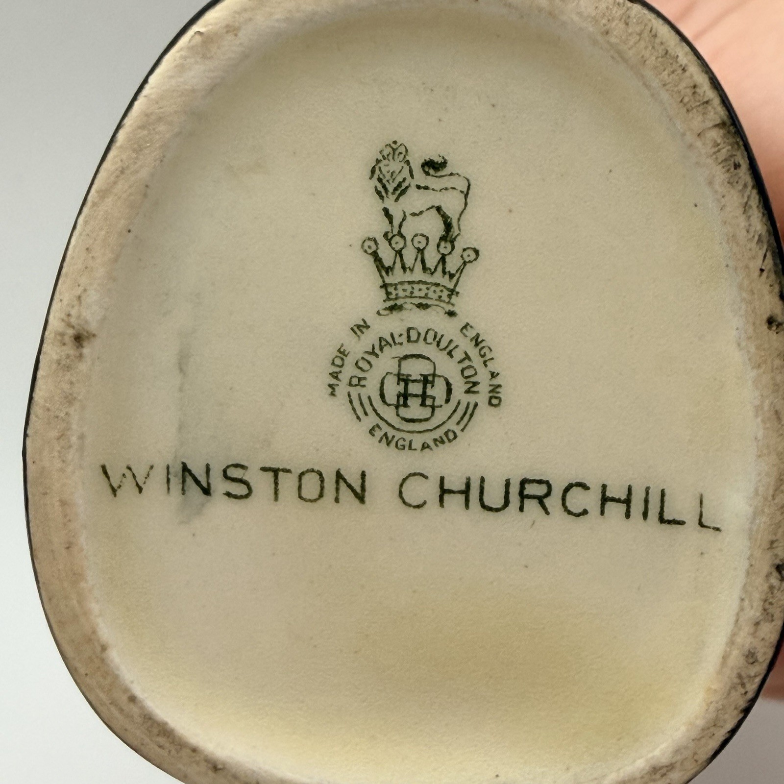 Vintage Royal Doulton Winston Churchill Toby Jug Creamer Mini 4 Inch Pitcher