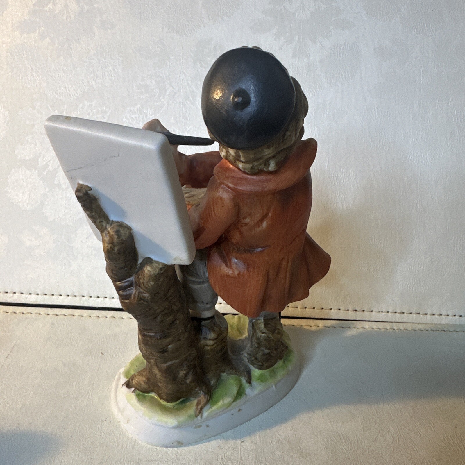 Lefton Artist Painting Frenchman En Plein Air Japan b