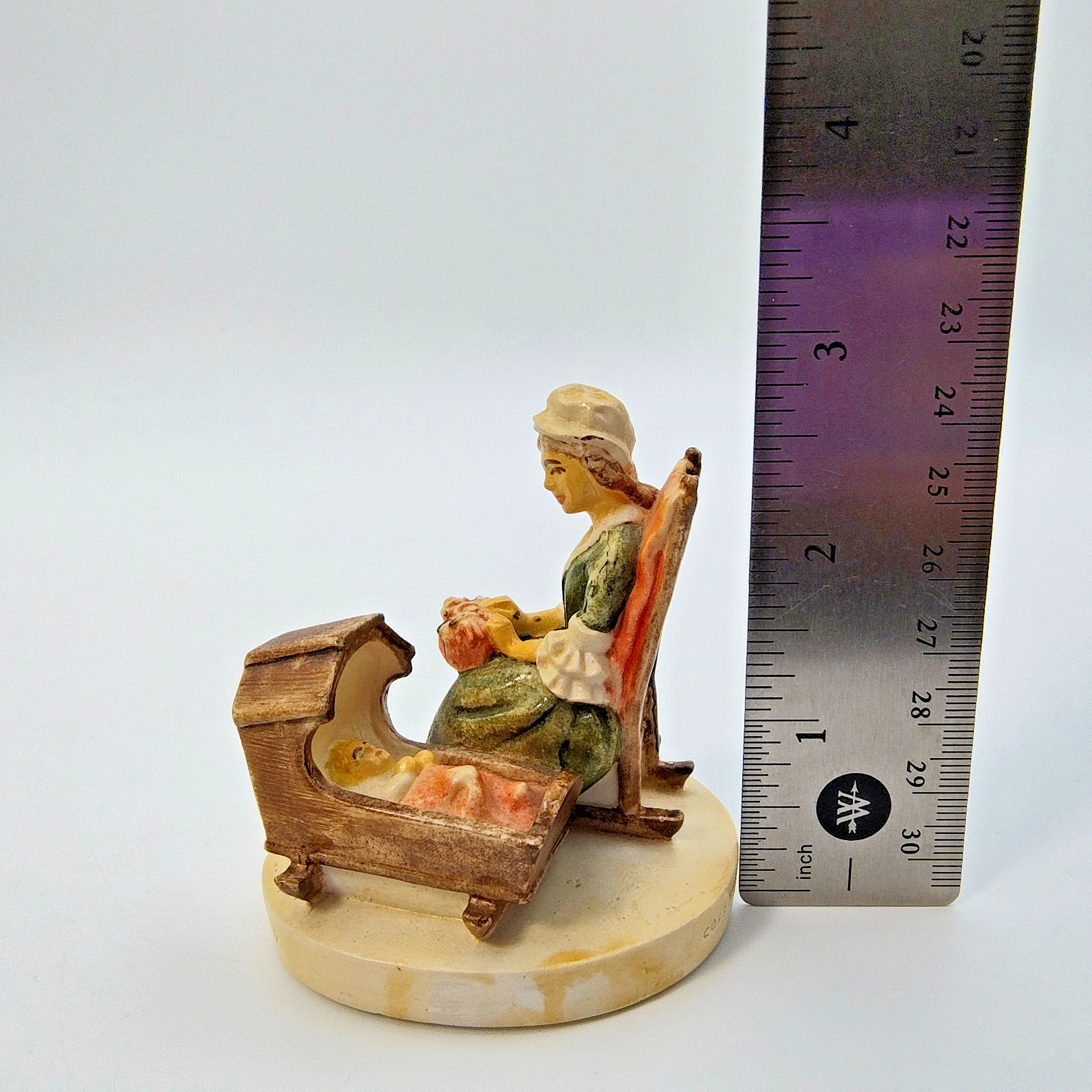 Vintage Sebastian Miniatures Colonial Lace Maker Figurine Historical 1951