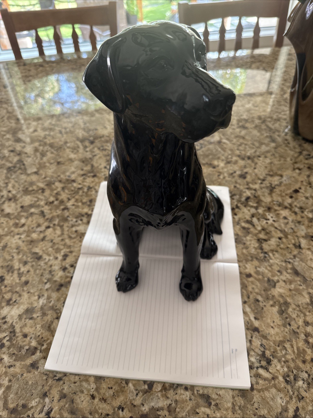Large Beswick Figure Seated Labrador Dog Fireside Statue 13.5″ MADE IN ENGLAND