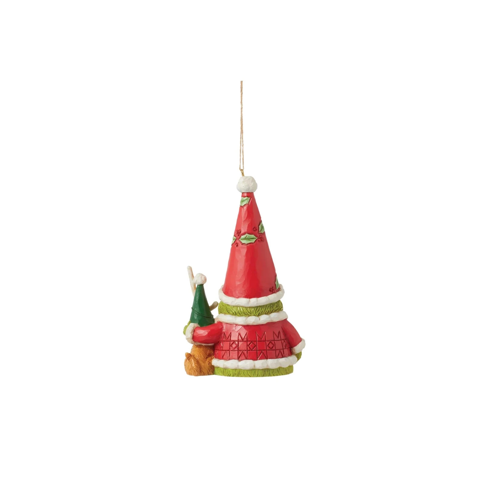Jim Shore GRINCH GNOME WITH MAX ORNAMENT 6015228 BRAND NEW