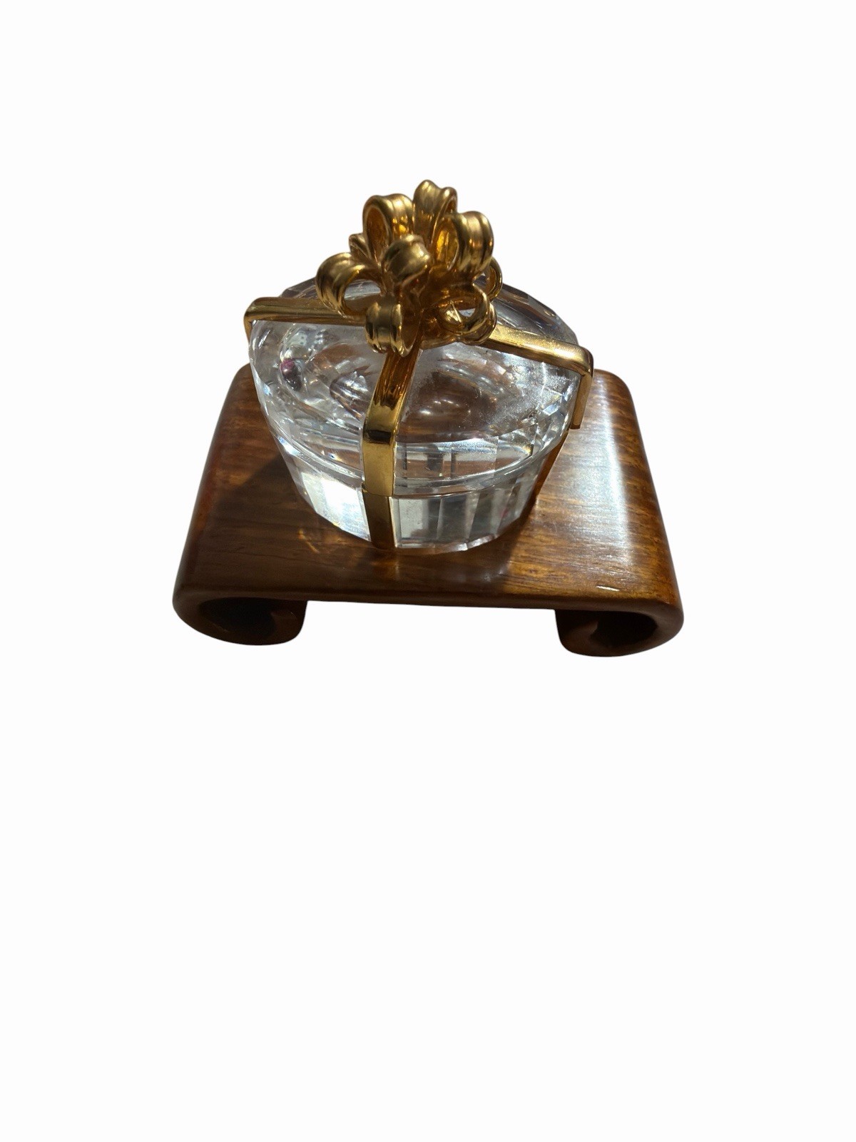 Swarovski Hinged Jewelry Box Gift 9448 NR 000 009 Crystal Memories Swan Logo