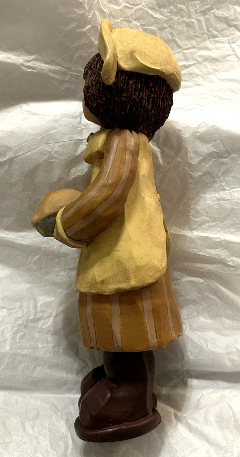 Blossom Bucket Inc / Suzi Skoglund “Pilgrim Girl w/ Pie” Figurine ~ Signed ~ EUC