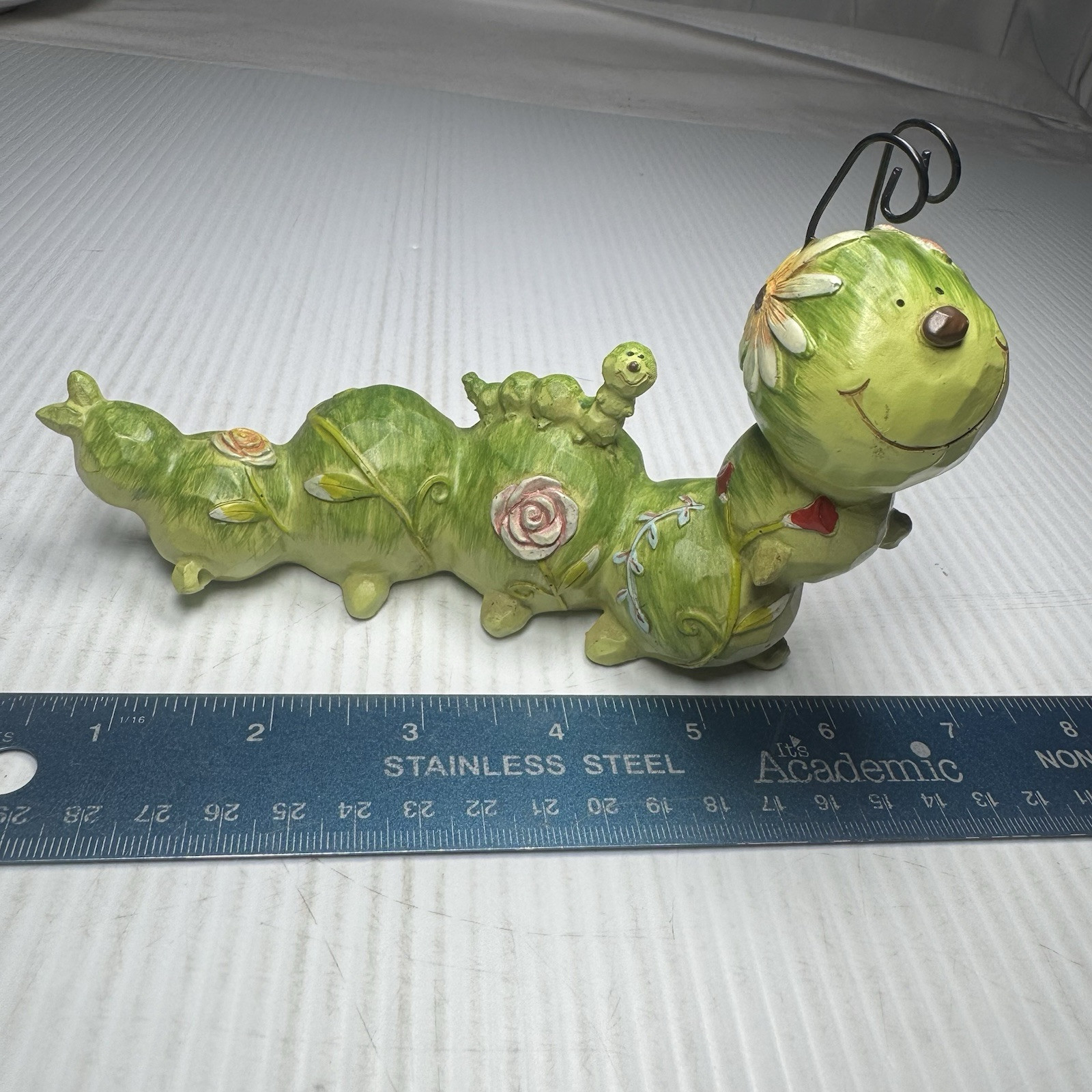 Caterpillar- Approx. 4.5” Tall, 6” Long. Council Oak Woodcarvers?
