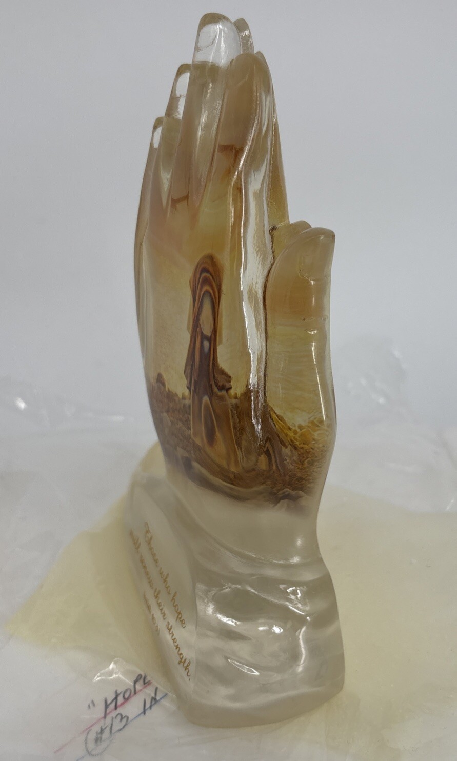 The Bradford Exchange Hope In The Lord Praying Hands Figurine by Greg Olsen #13